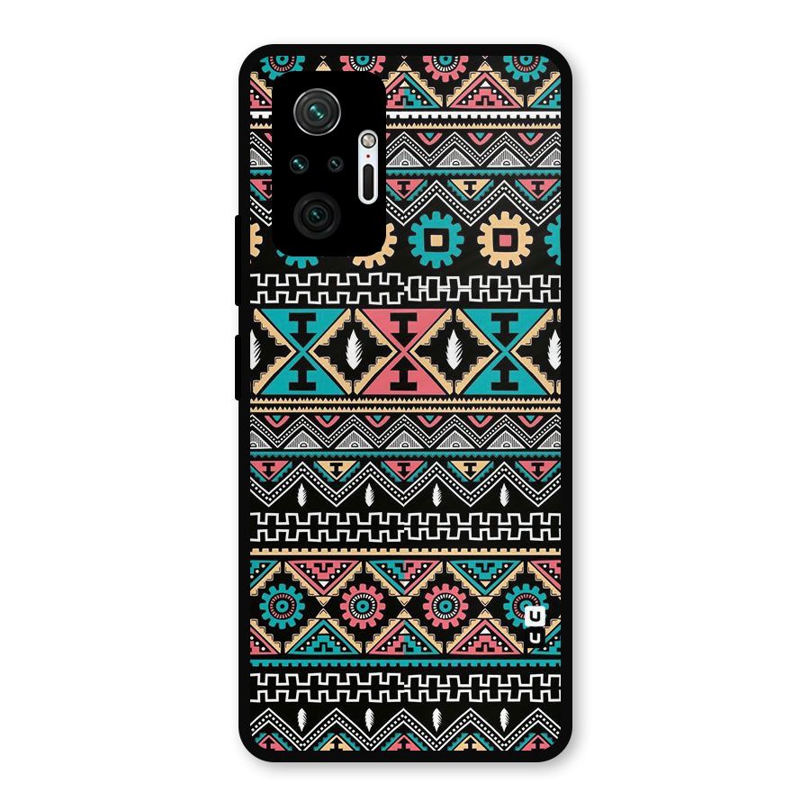 Aztec Beautiful Creativity Metal Back Case for Redmi Note 10 Pro Max