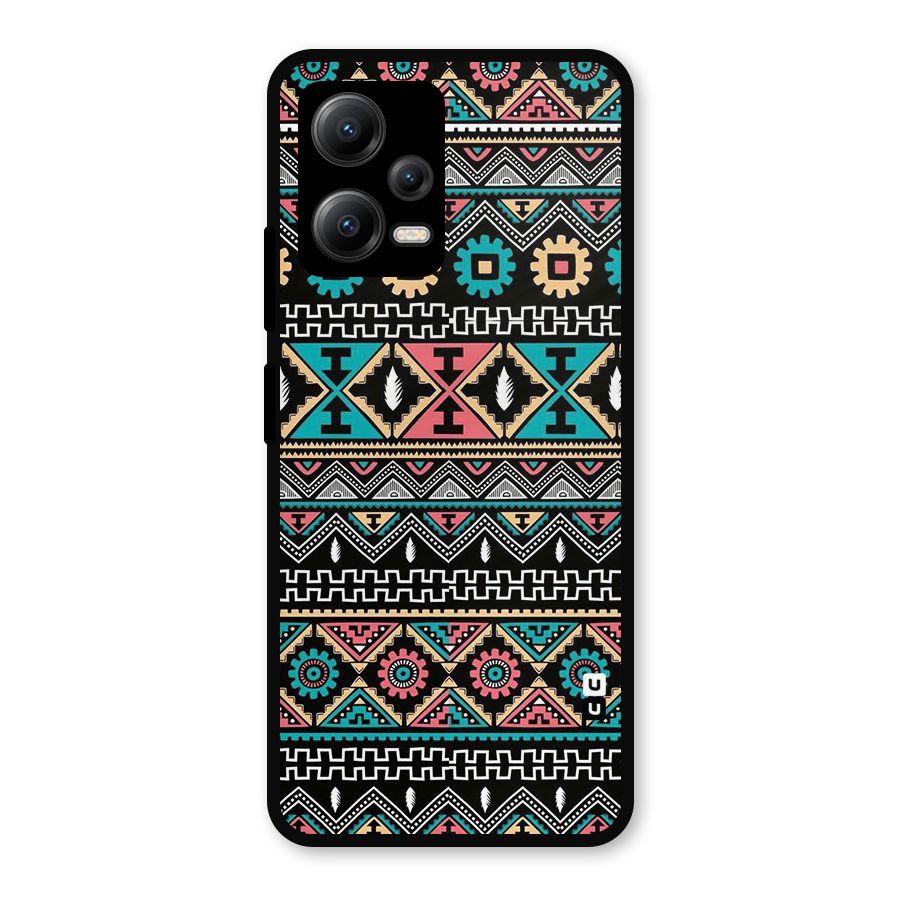 Aztec Beautiful Creativity Metal Back Case for Redmi Note 12 5G