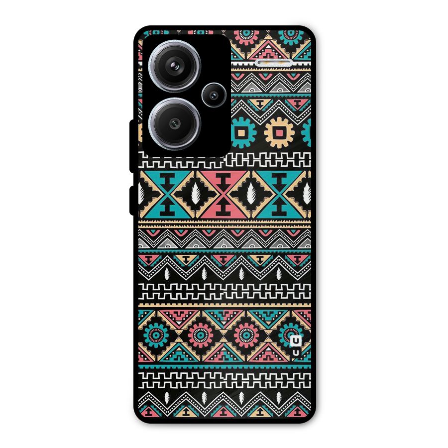 Aztec Beautiful Creativity Metal Back Case for Redmi Note 13 Pro Plus