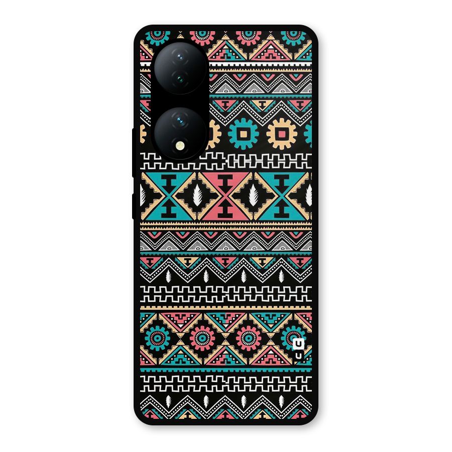 Aztec Beautiful Creativity Metal Back Case for Vivo T2