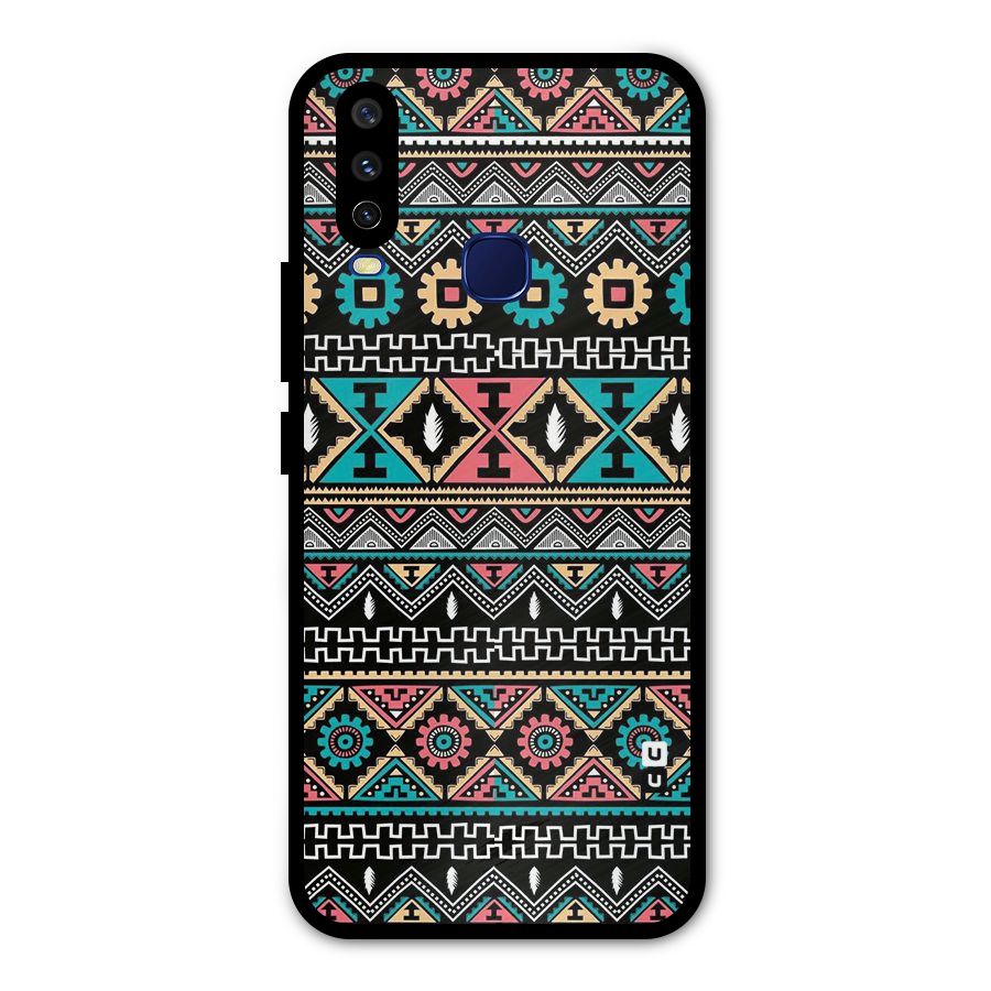 Aztec Beautiful Creativity Metal Back Case for Vivo V17