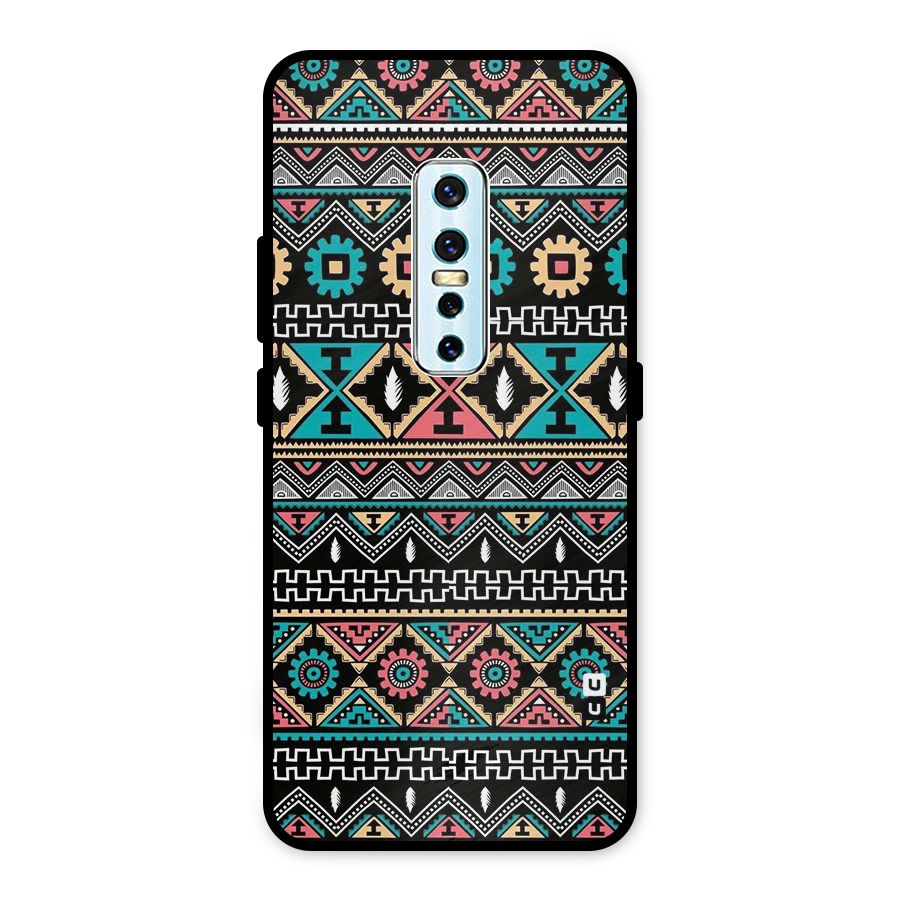 Aztec Beautiful Creativity Metal Back Case for Vivo V17 Pro