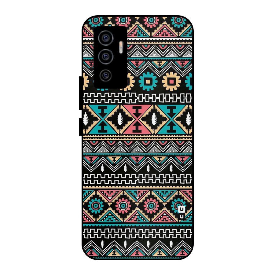 Aztec Beautiful Creativity Metal Back Case for Vivo V23e