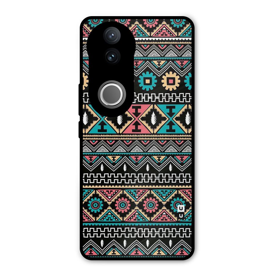 Aztec Beautiful Creativity Metal Back Case for Vivo V50