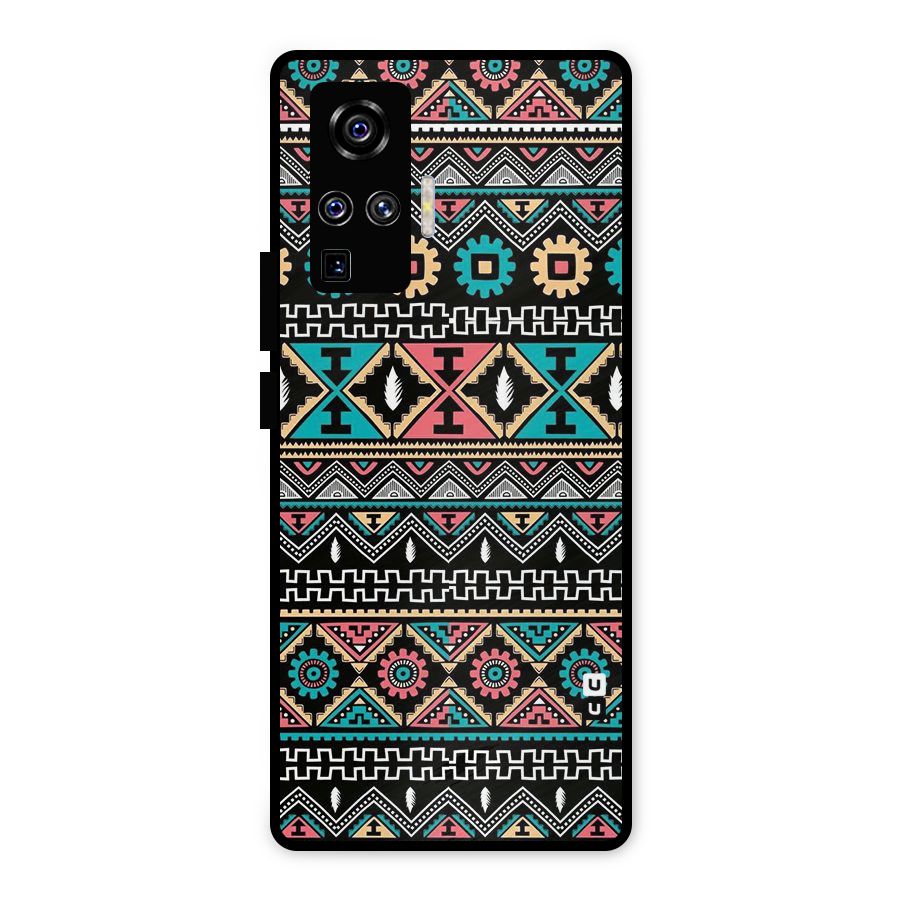 Aztec Beautiful Creativity Metal Back Case for Vivo X50 Pro
