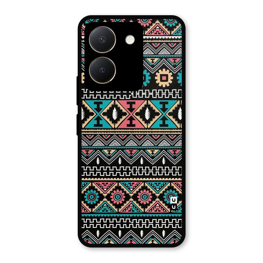 Aztec Beautiful Creativity Metal Back Case for Vivo Y36