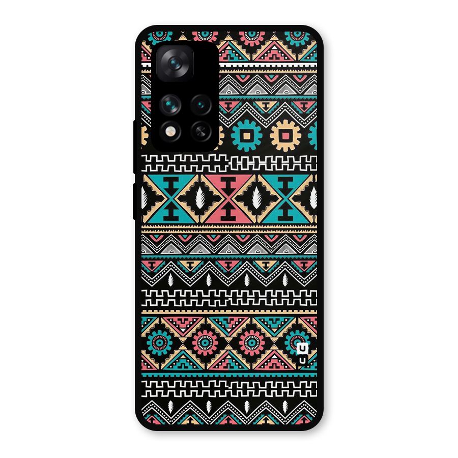 Aztec Beautiful Creativity Metal Back Case for Xiaomi 11i Hypercharge 5G