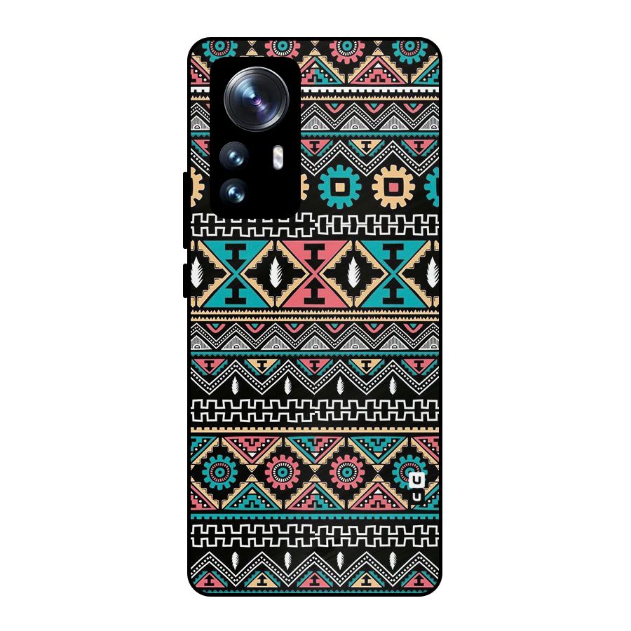 Aztec Beautiful Creativity Metal Back Case for Xiaomi 12 Pro