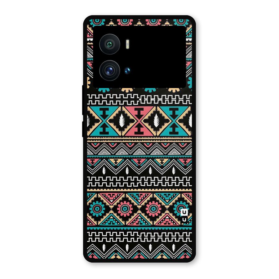 Aztec Beautiful Creativity Metal Back Case for iQOO 9 Pro
