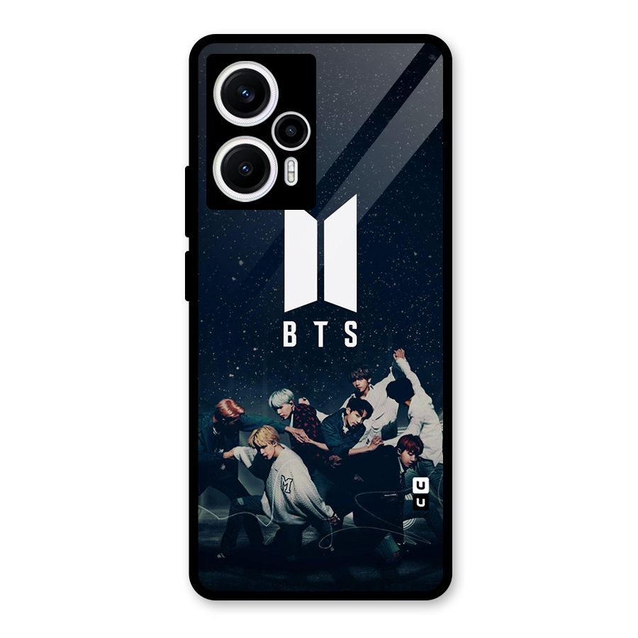 BTS Army All Glass Back Case for Poco F5