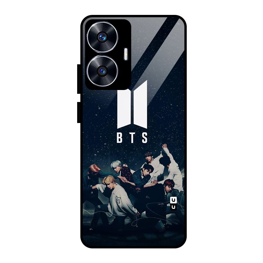 BTS Army All Glass Back Case for Realme Narzo N55