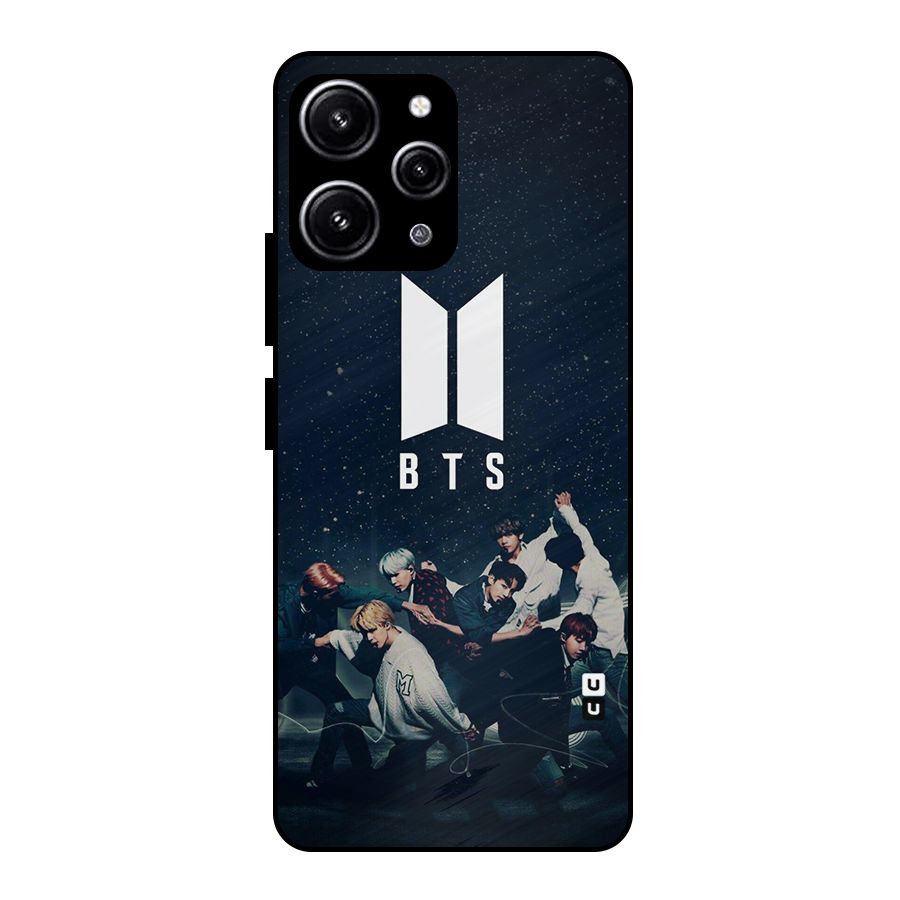 BTS Army All Glass Back Case for Redmi 12 4G
