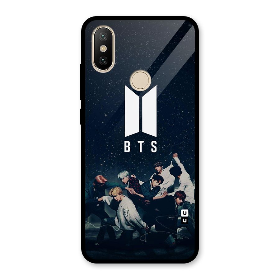 BTS Army All Glass Back Case for Redmi A2