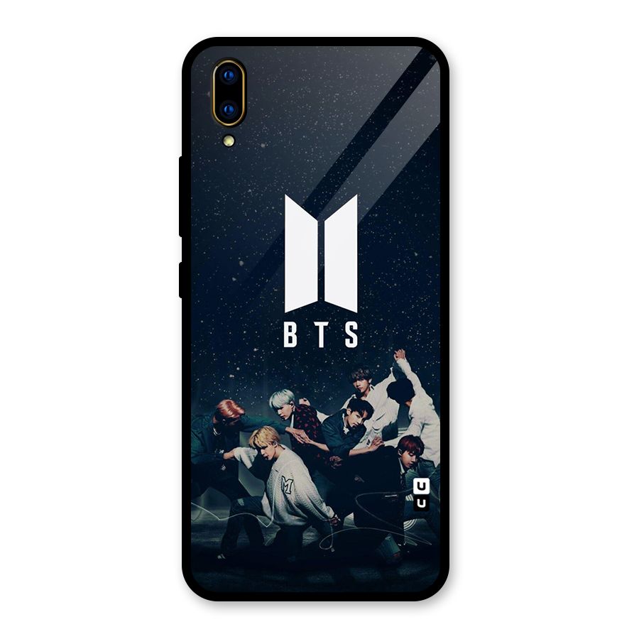 BTS Army All Glass Back Case for Vivo V11 Pro