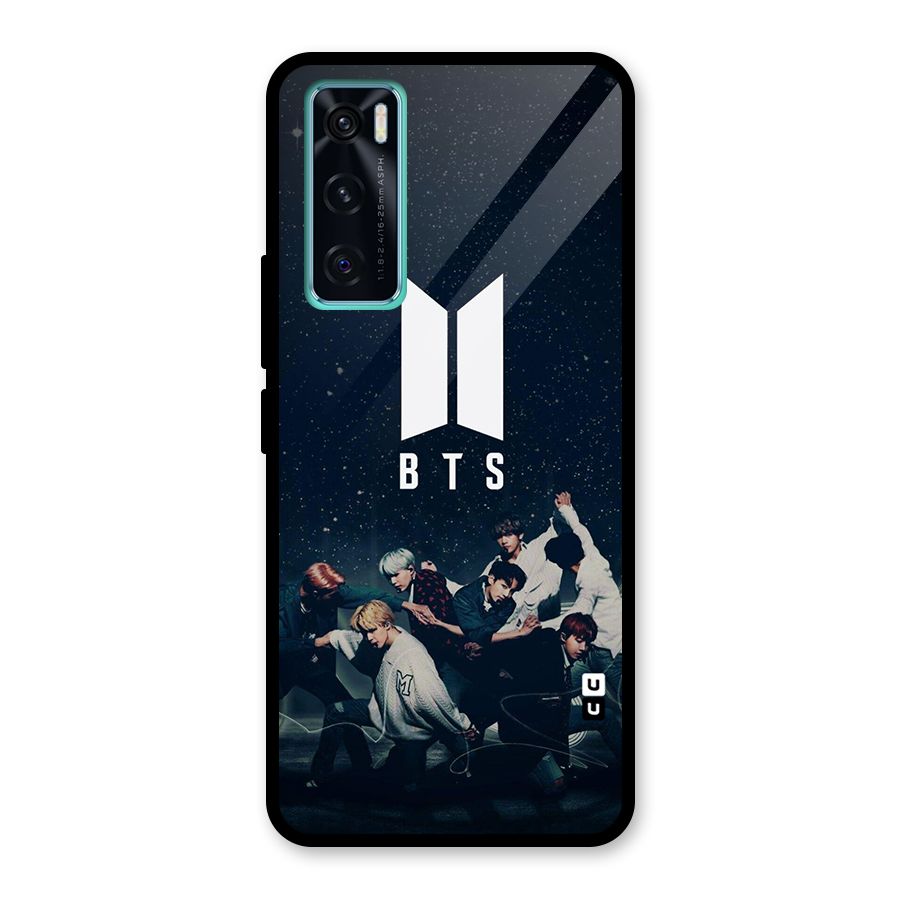 BTS Army All Glass Back Case for Vivo V20 SE