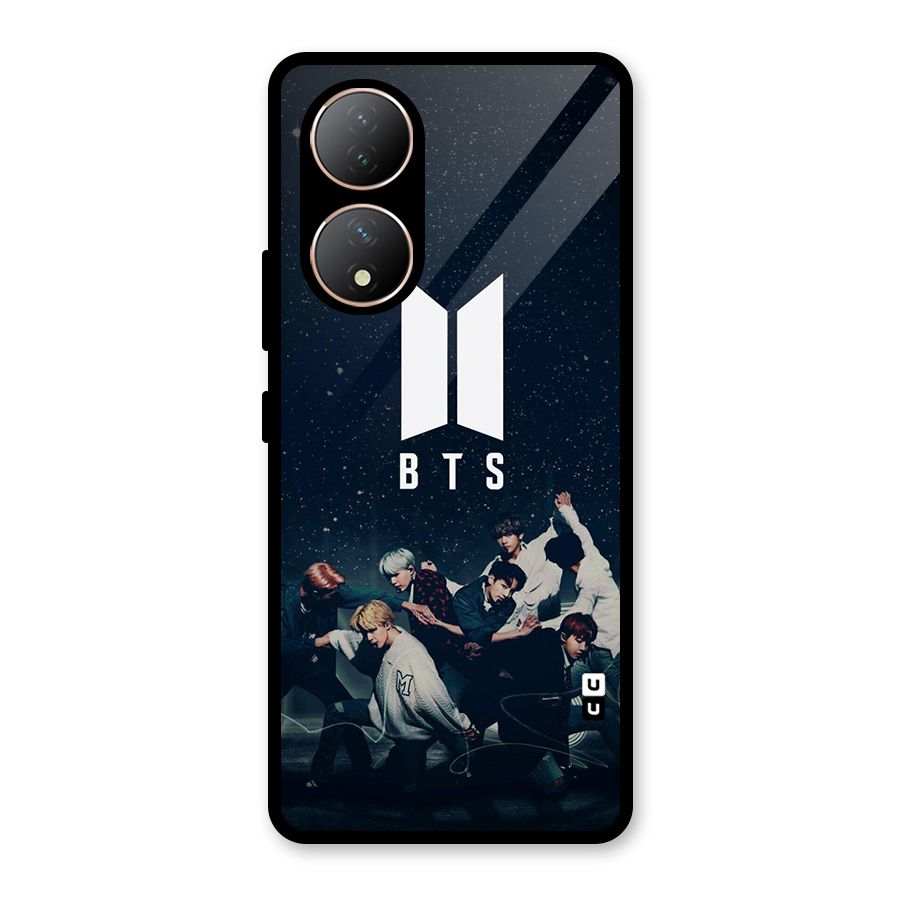 BTS Army All Glass Back Case for Vivo Y100A