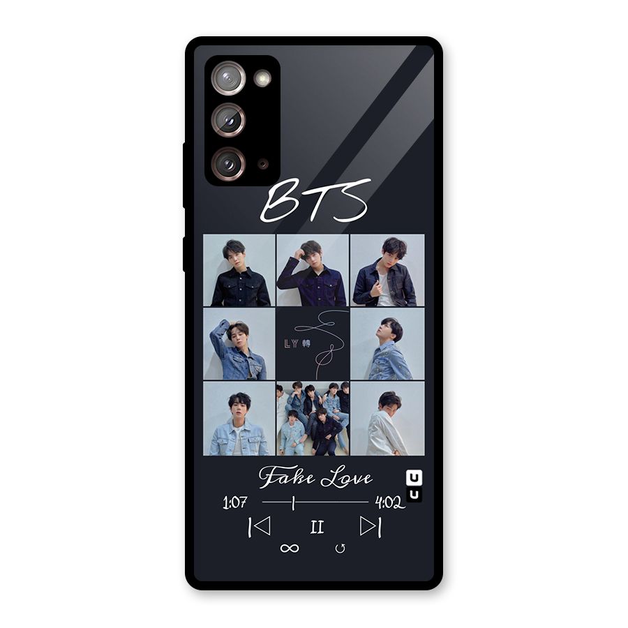 BTS Fake Love Glass Back Case for Galaxy Note 20
