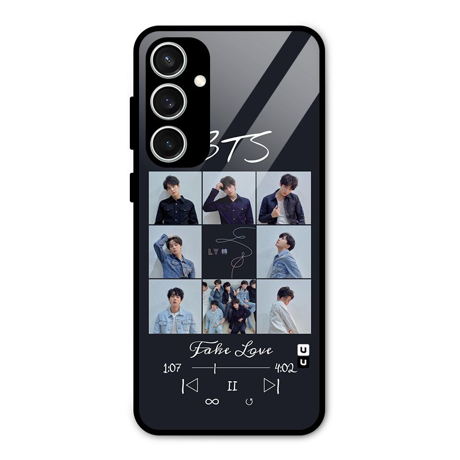 BTS Fake Love Glass Back Case for Galaxy S23 FE