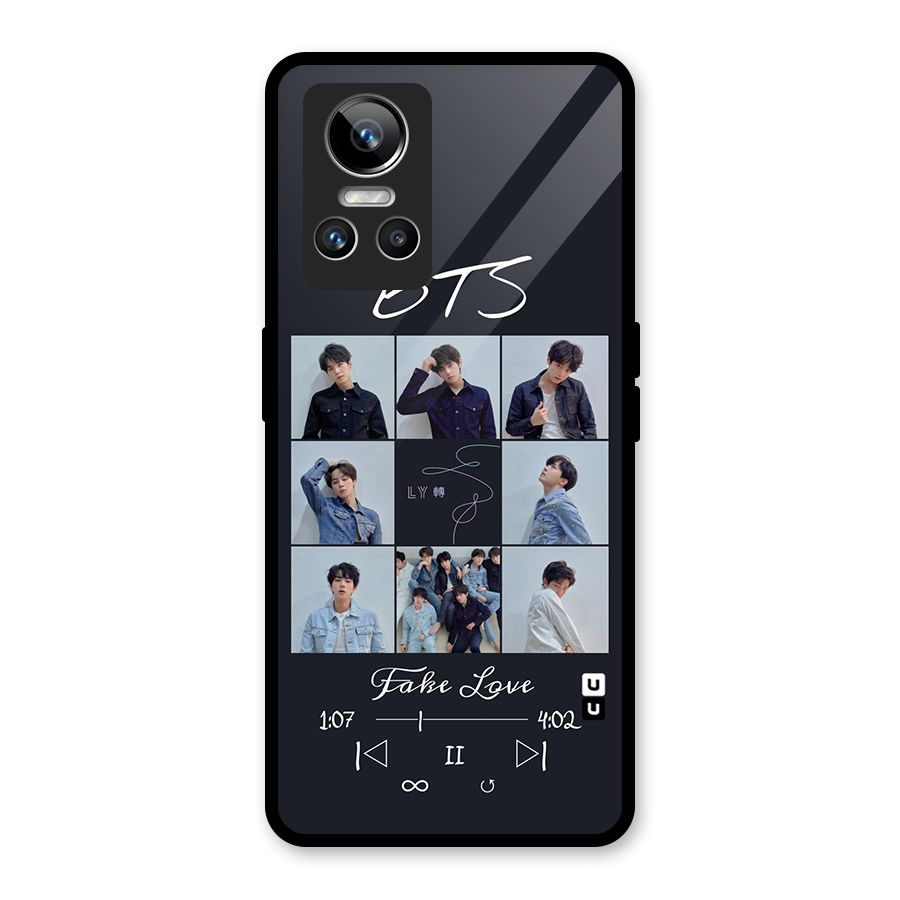 BTS Fake Love Glass Back Case for Realme GT Neo 3