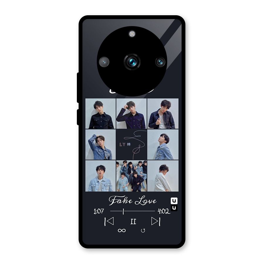 BTS Fake Love Glass Back Case for Realme Narzo 60 Pro
