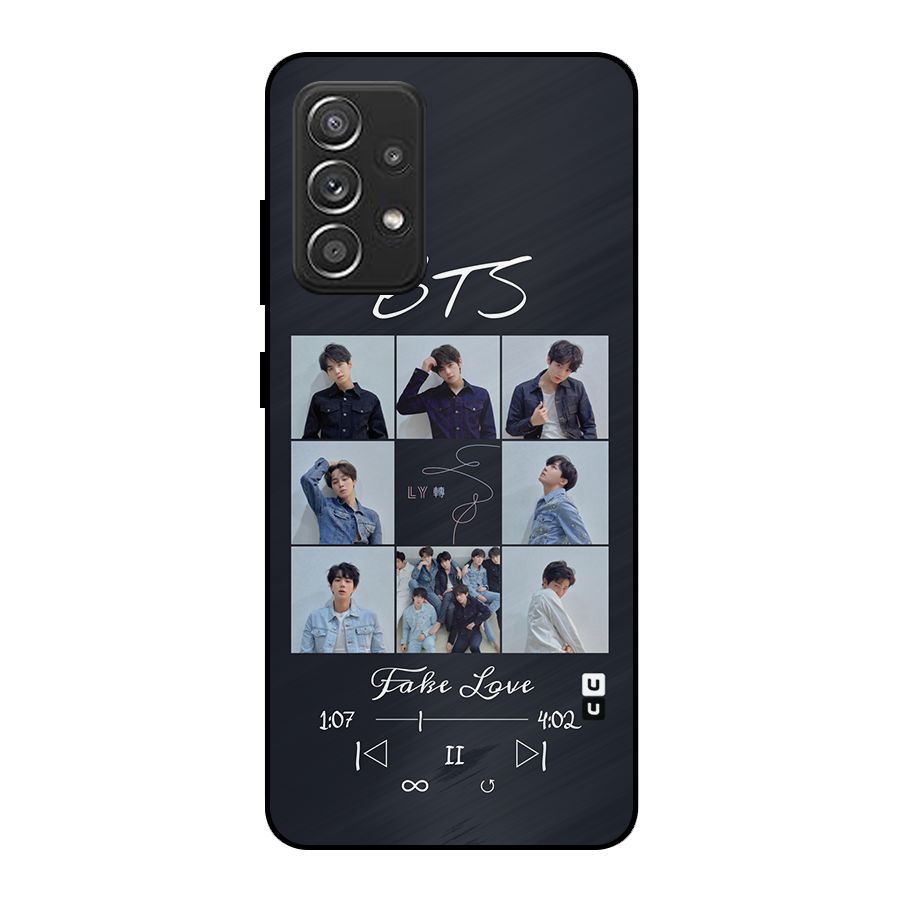 BTS Fake Love Metal Back Case for Galaxy A52s 5G