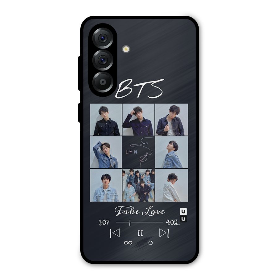 BTS Fake Love Metal Back Case for Galaxy A56