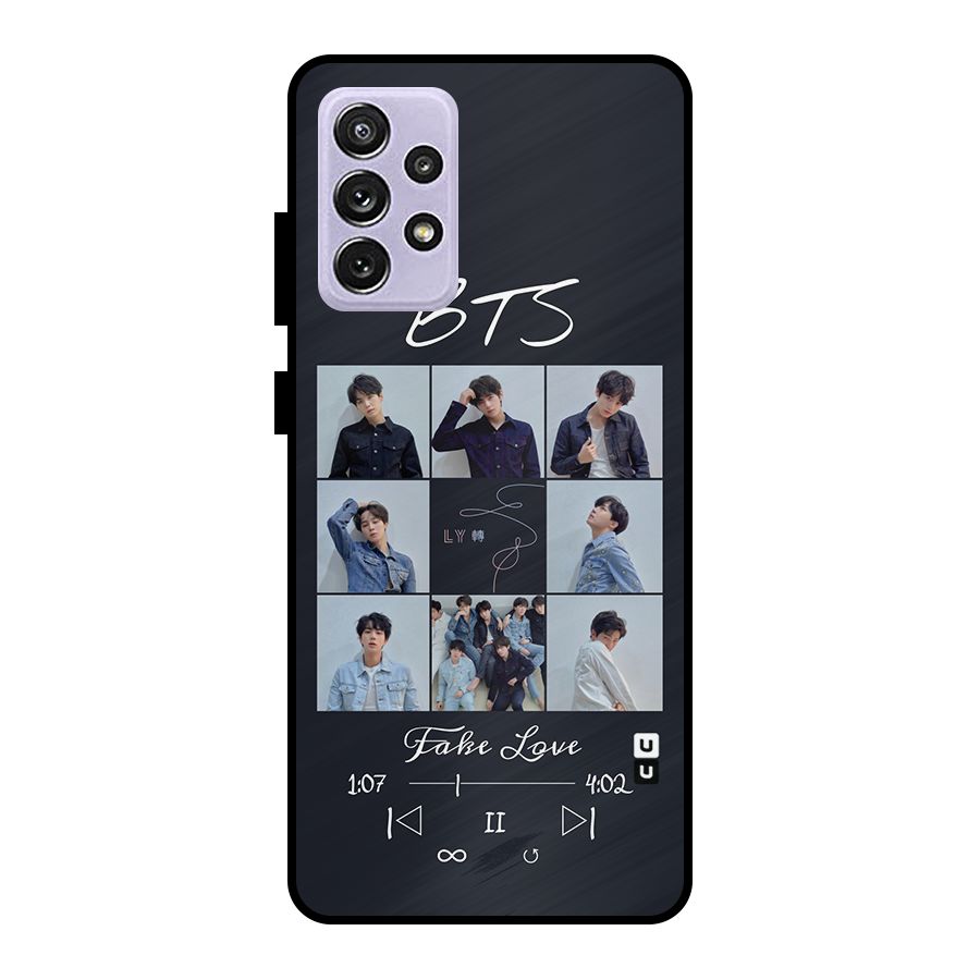 BTS Fake Love Metal Back Case for Galaxy A72