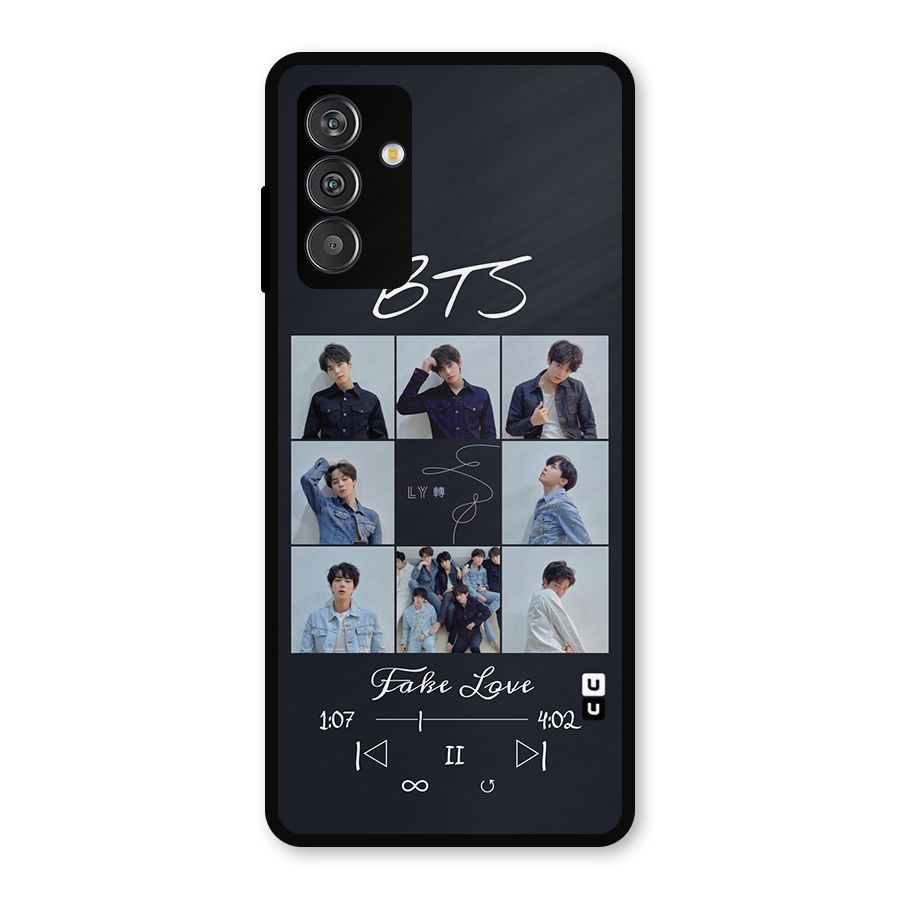 BTS Fake Love Metal Back Case for Galaxy F13