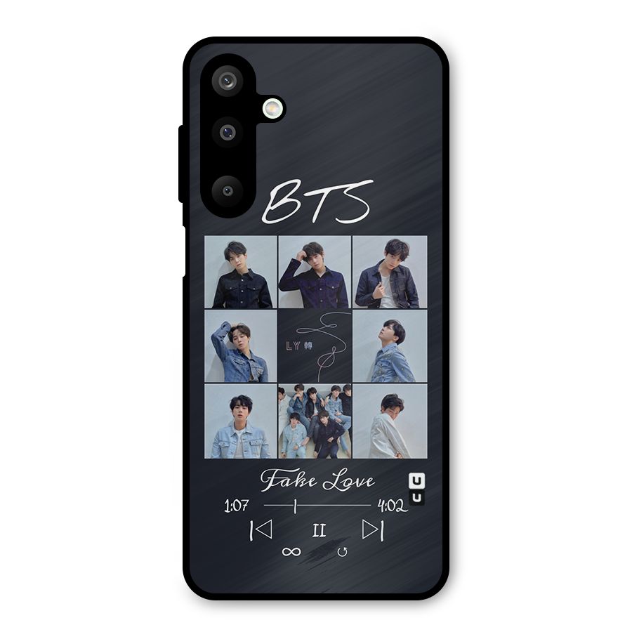 BTS Fake Love Metal Back Case for Galaxy M16