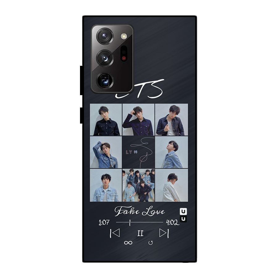 BTS Fake Love Metal Back Case for Galaxy Note 20 Ultra
