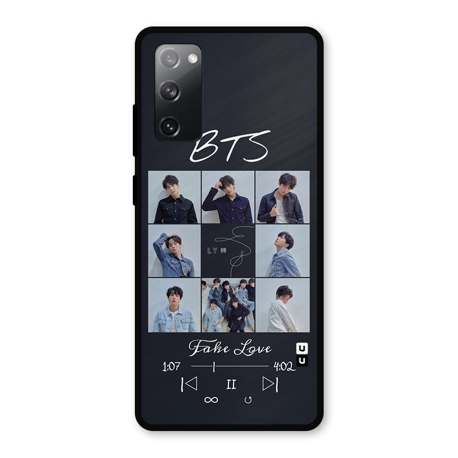 BTS Fake Love Metal Back Case for Galaxy S20 FE 5G