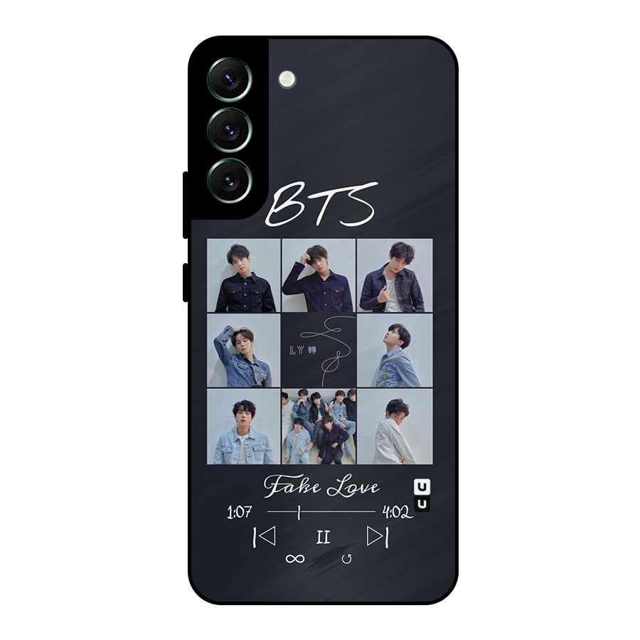 BTS Fake Love Metal Back Case for Galaxy S22 Plus 5G