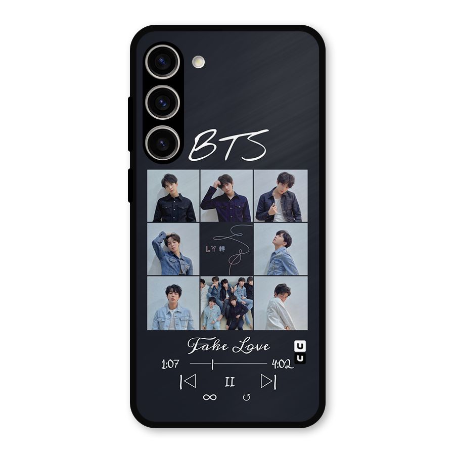 BTS Fake Love Metal Back Case for Galaxy S23 Plus