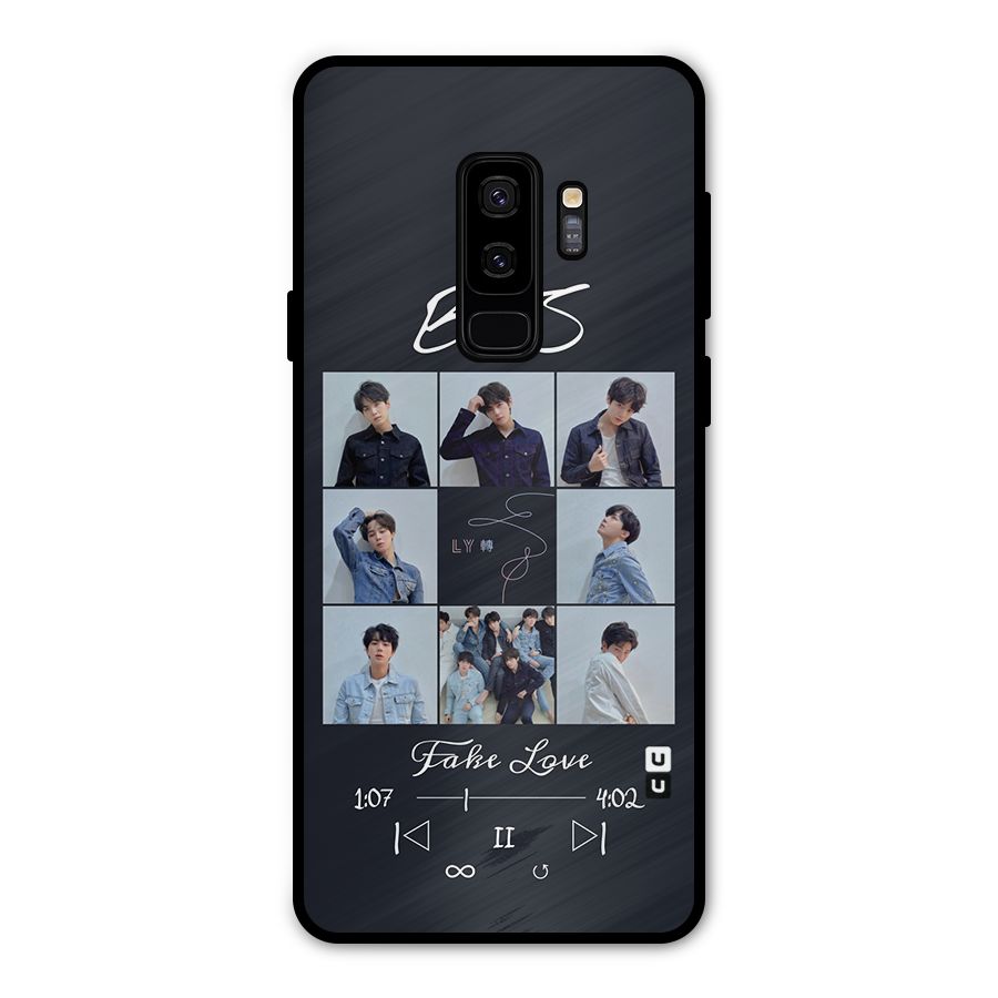 BTS Fake Love Metal Back Case for Galaxy S9 Plus