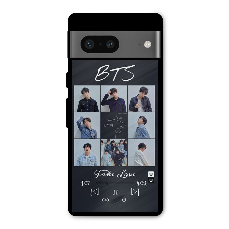 BTS Fake Love Metal Back Case for Google Pixel 7