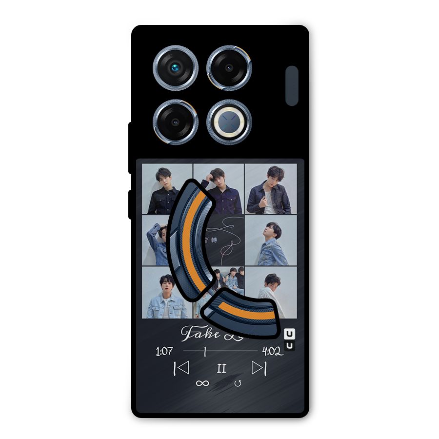 BTS Fake Love Metal Back Case for Infinix GT 20 Pro