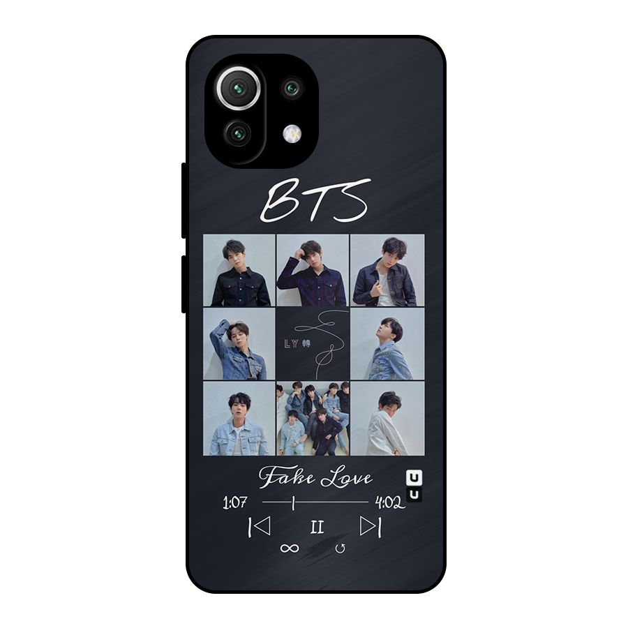 BTS Fake Love Metal Back Case for Mi 11 Lite
