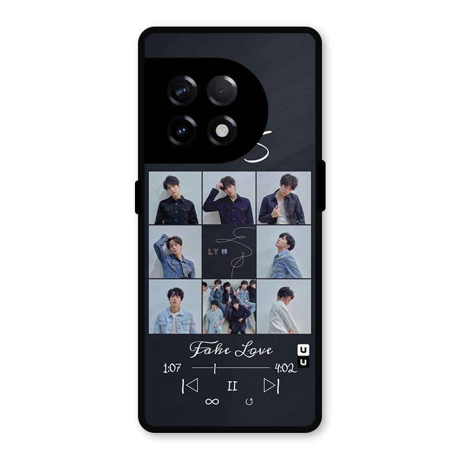 BTS Fake Love Metal Back Case for OnePlus 11R