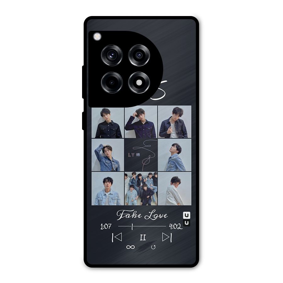 BTS Fake Love Metal Back Case for OnePlus 12R