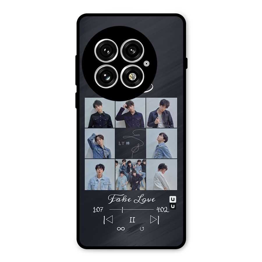 BTS Fake Love Metal Back Case for OnePlus 13