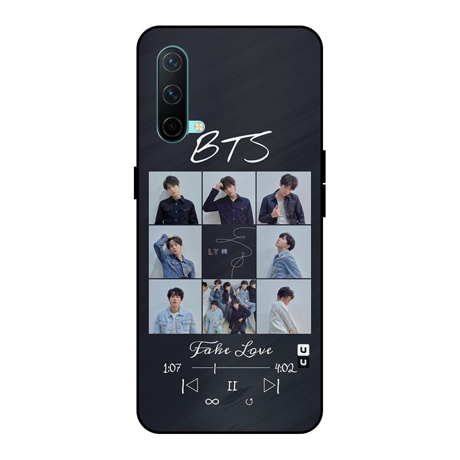 BTS Fake Love Metal Back Case for OnePlus Nord CE 5G
