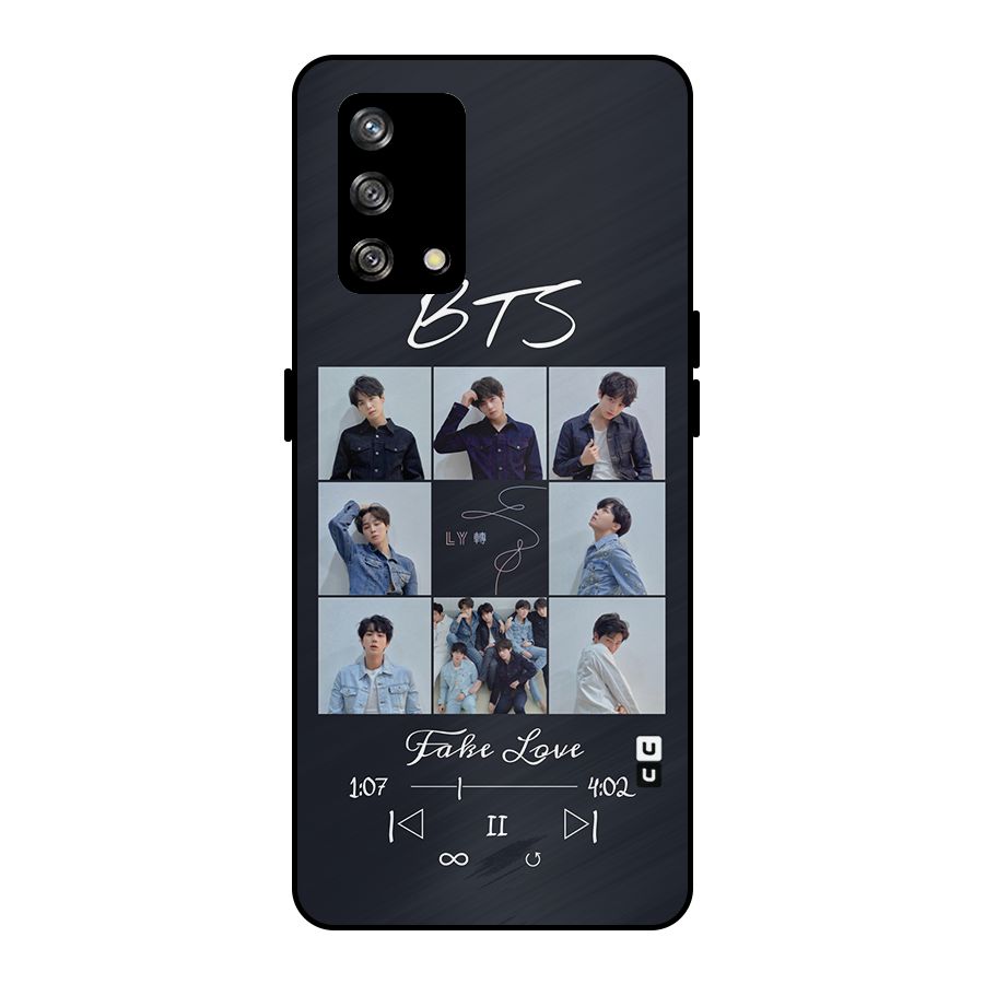 BTS Fake Love Metal Back Case for Oppo F19