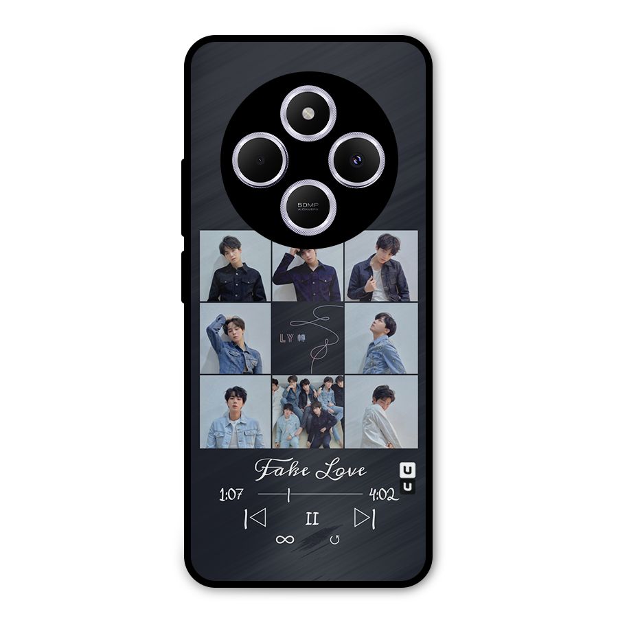 BTS Fake Love Metal Back Case for Poco C75 5G