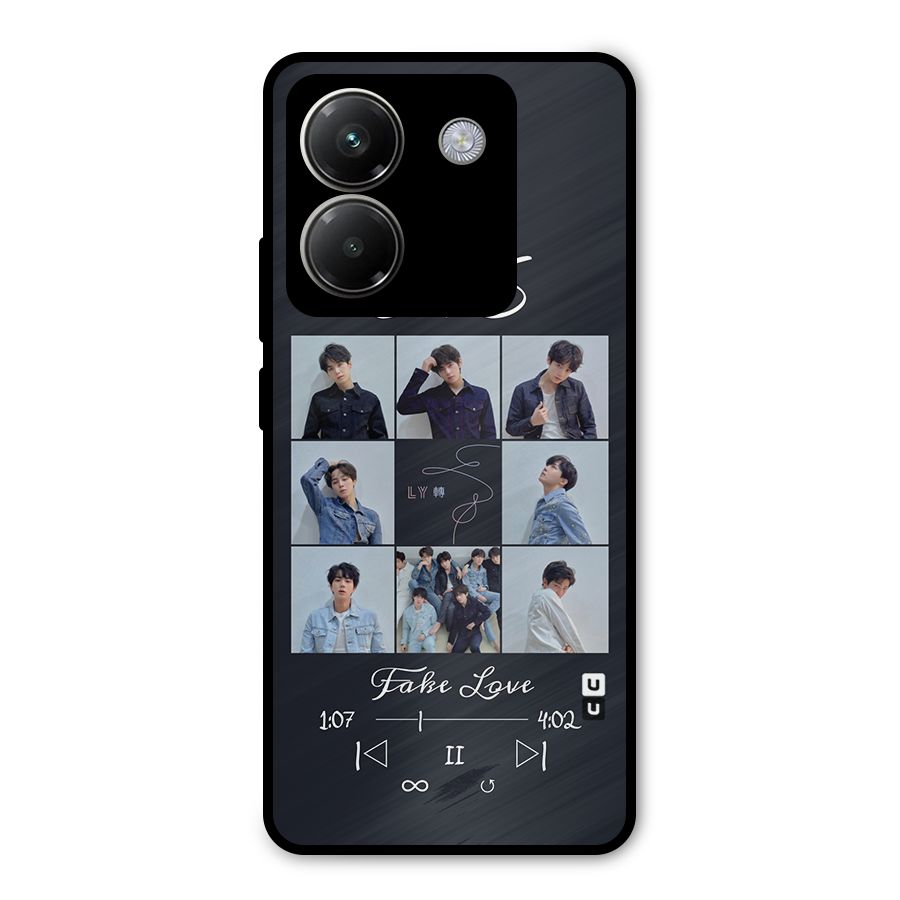 BTS Fake Love Metal Back Case for Poco M7 Pro 5G