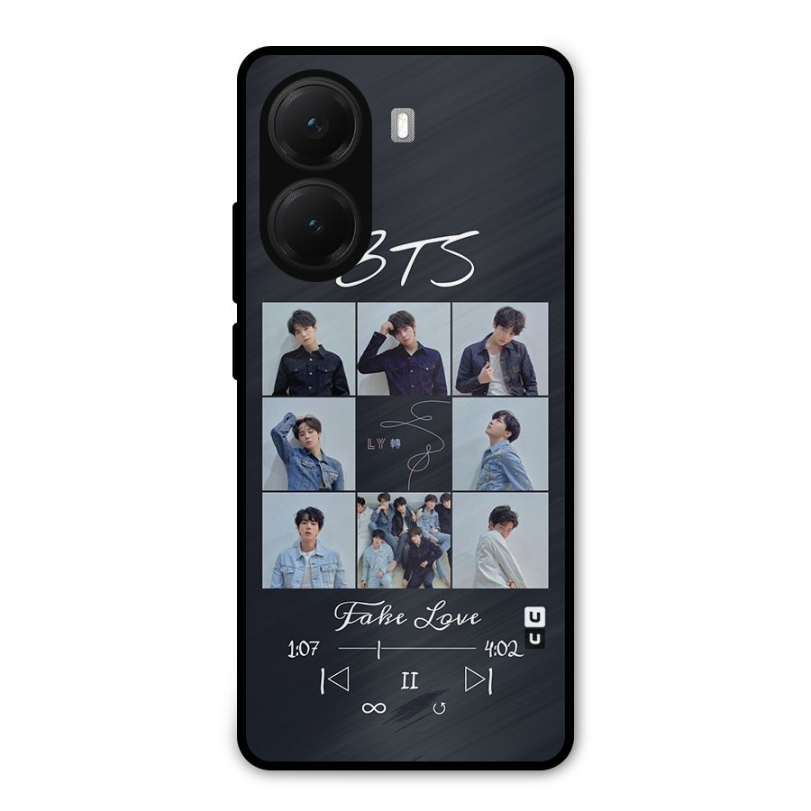 BTS Fake Love Metal Back Case for Poco X7 Pro