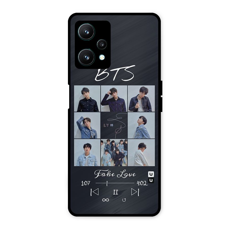 BTS Fake Love Metal Back Case for Realme 9 Pro 5G
