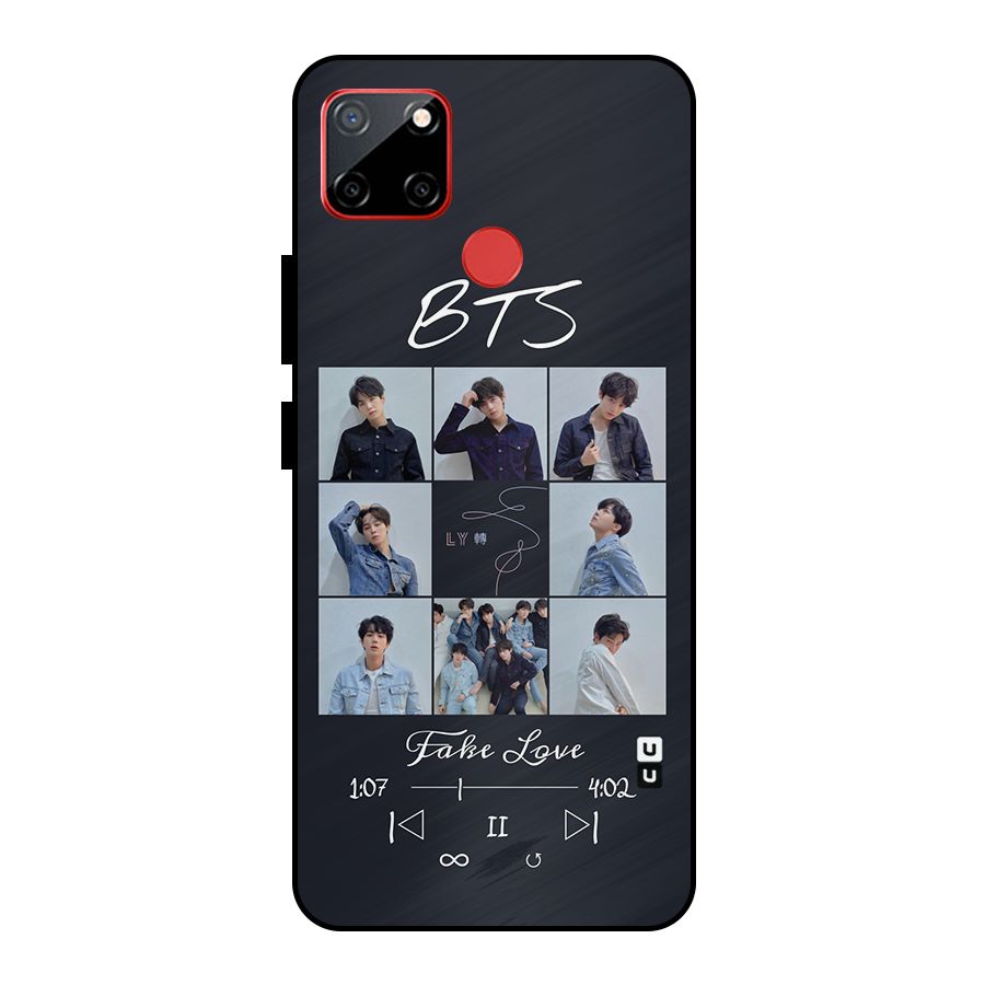 BTS Fake Love Metal Back Case for Realme C12