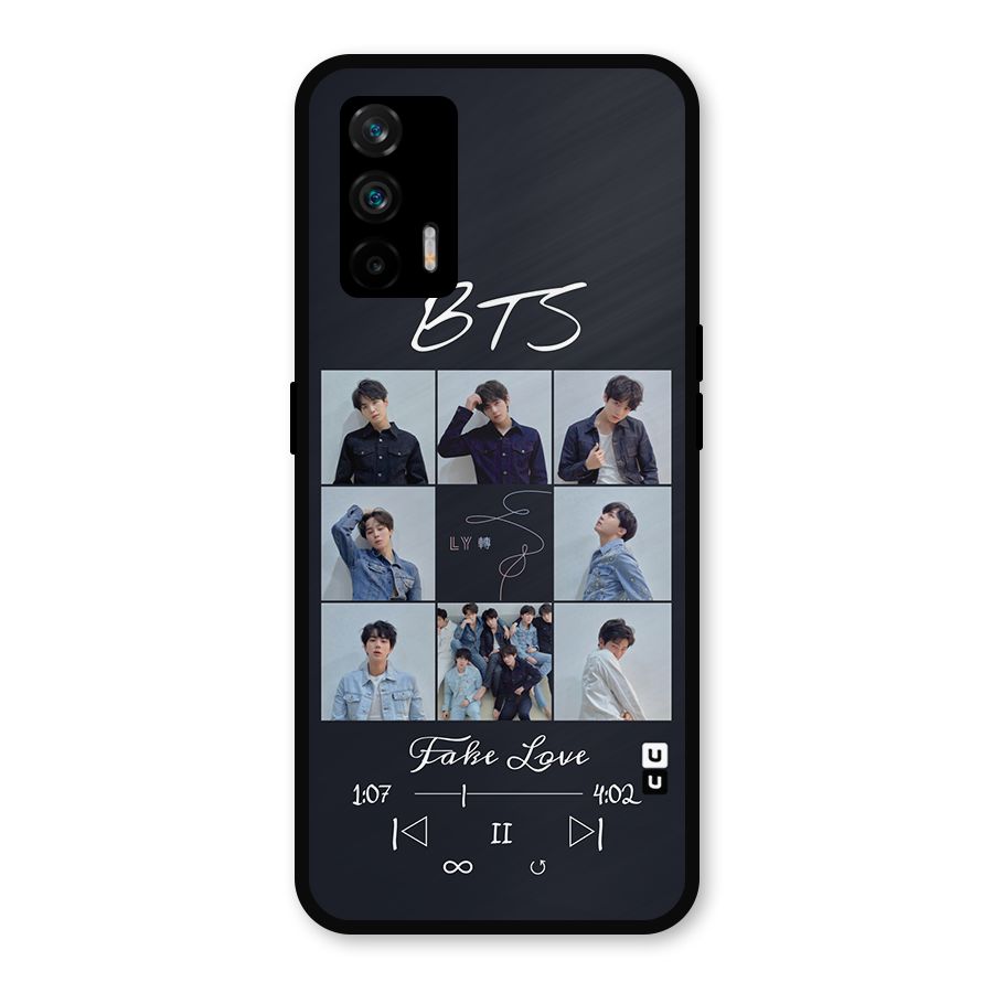 BTS Fake Love Metal Back Case for Realme GT 5G