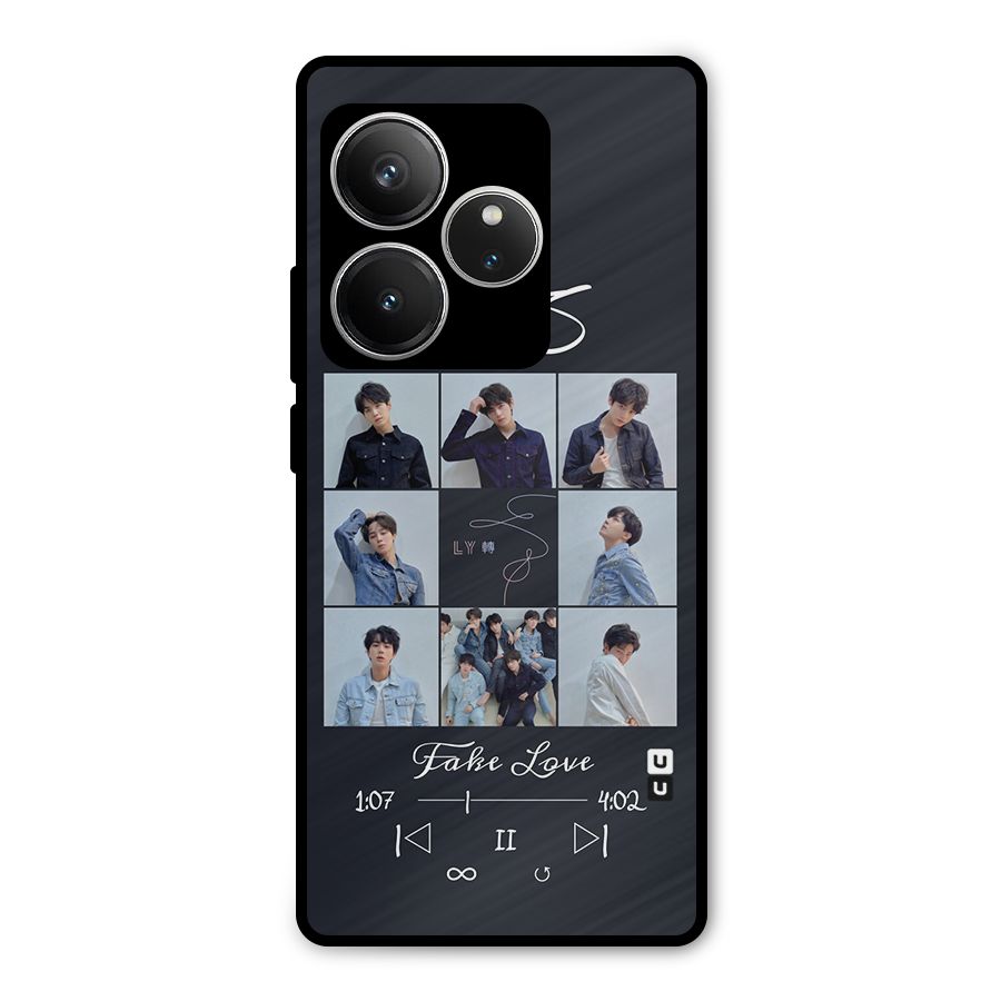 BTS Fake Love Metal Back Case for Realme GT 6