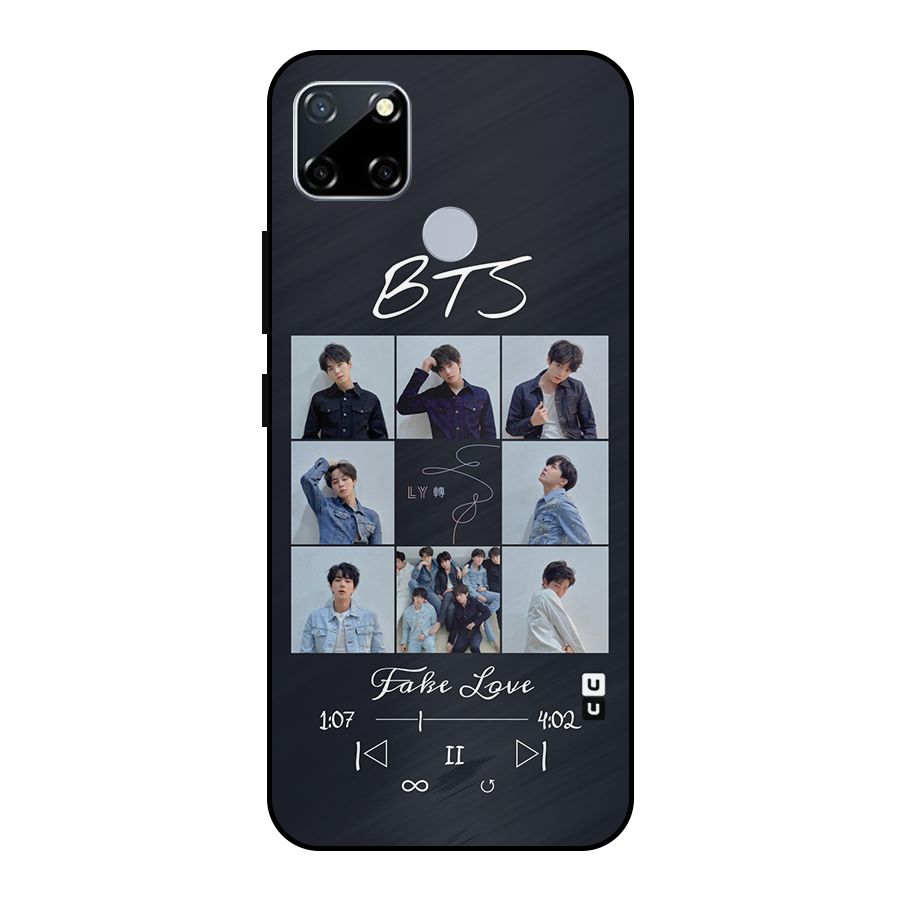 BTS Fake Love Metal Back Case for Realme Narzo 20